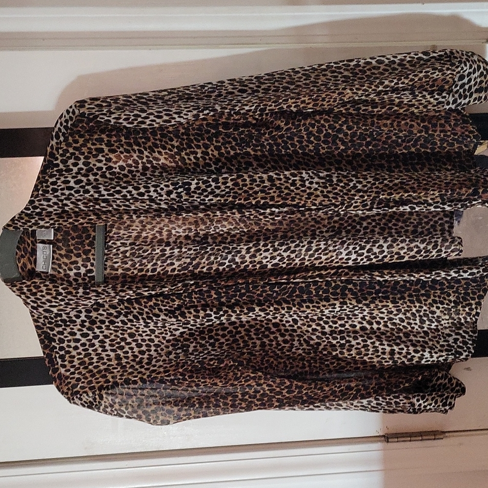 Animal print Chico's blouse